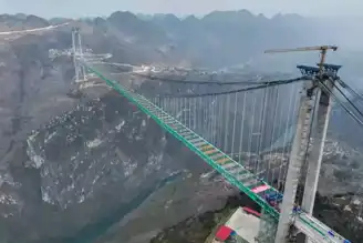 Dünyanın En Yüksek Köprüsü: 620 Metre Yüksekliğinde!